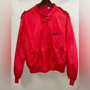 VINTAGE Members Only Red Jacket Size 46
